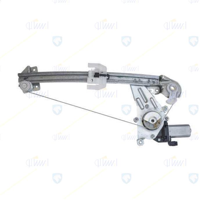 شیشه بالابر برقی درب جلو راست پژو 206 کد 1145080